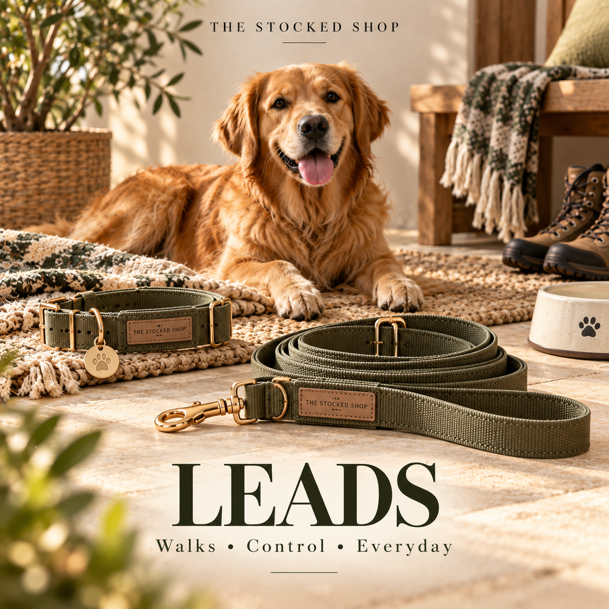 Dog lead buying guide from The Stocked Shop