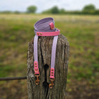 Lilac & Baby Pink – Waterproof BioThane© Hands-Free Dog Training Lead