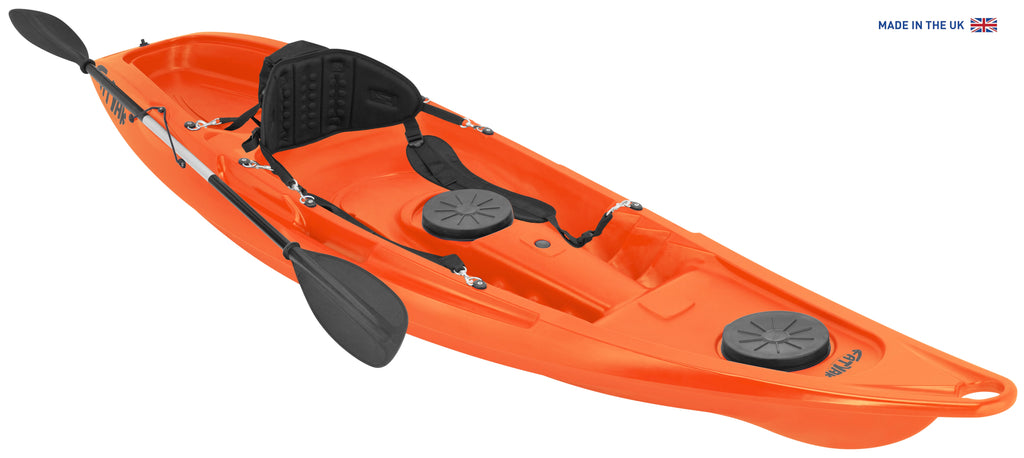 Kaafu Solo Fishing Kayak – Orange Complete Package