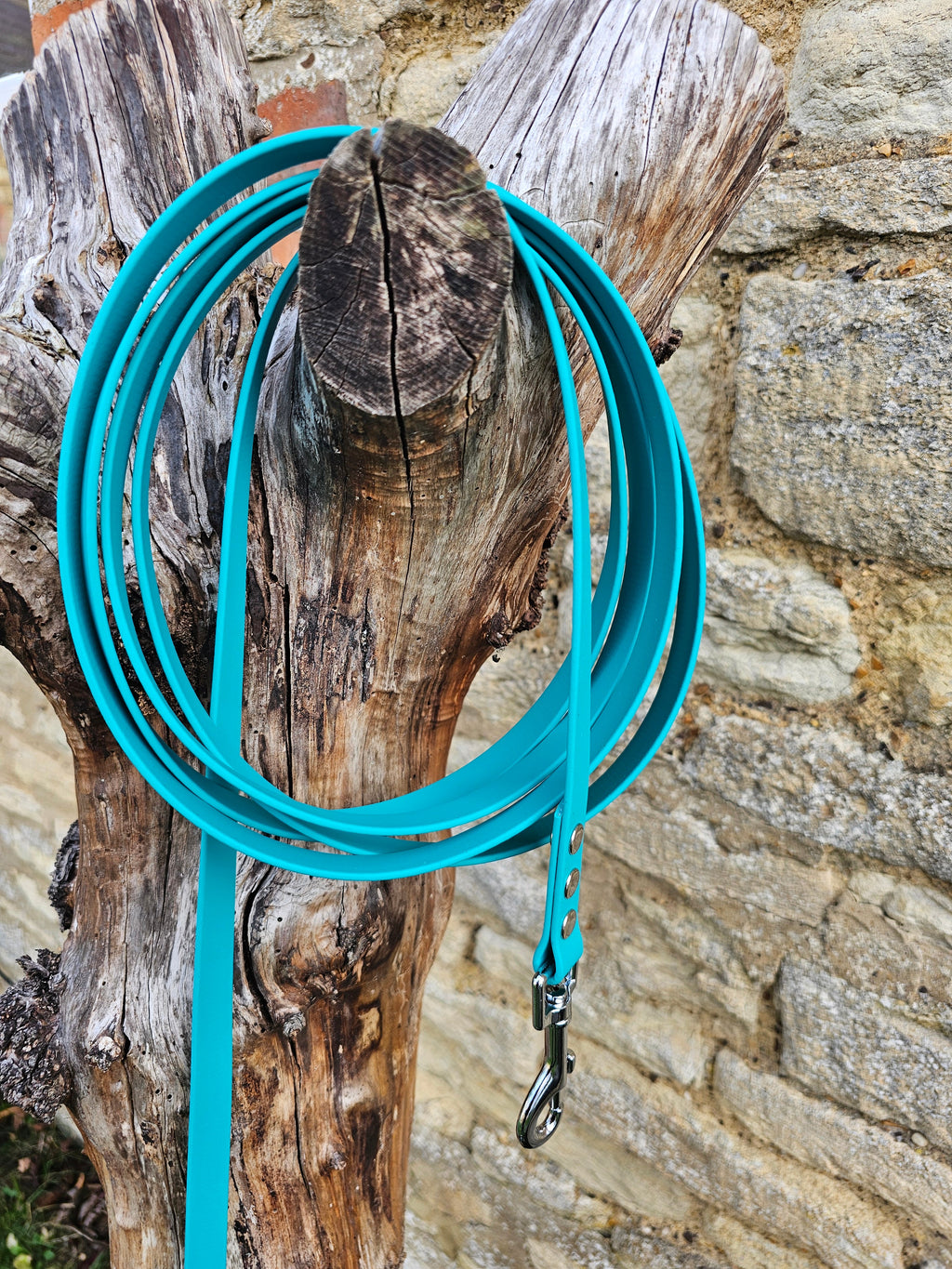 Teal – Waterproof BioThane© Dog Long Line Lead