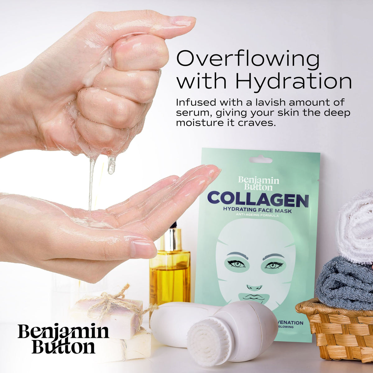 Benjamin Button Collagen Hydrating Face Mask – Single