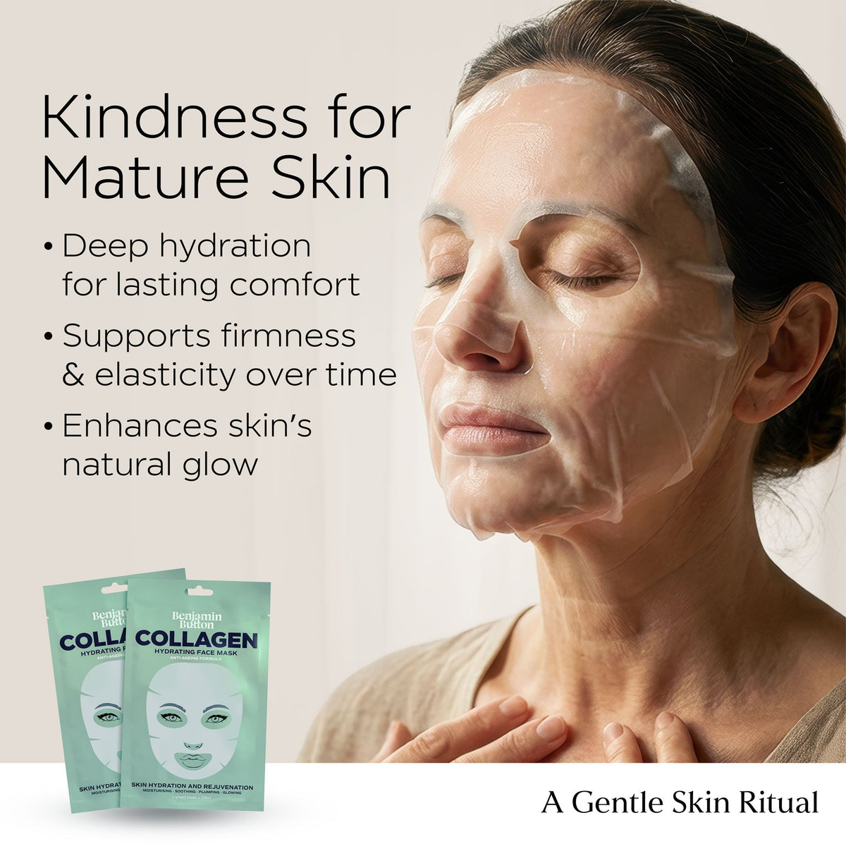 Benjamin Button Collagen Hydrating Face Mask – Single