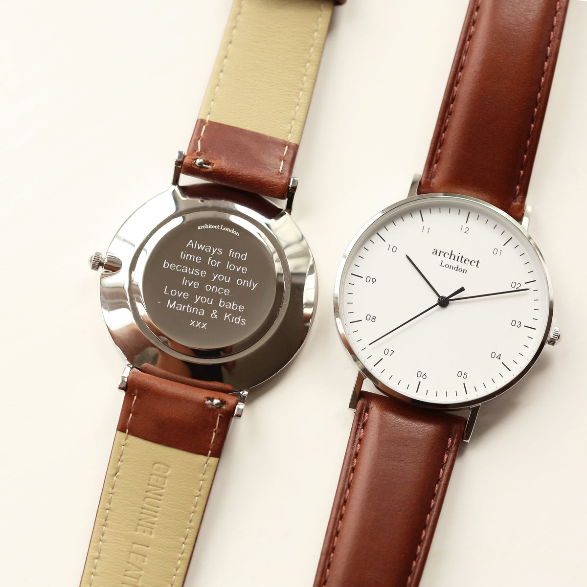 Personalised Men’s Architect Zephyr Watch – Custom Engraving
