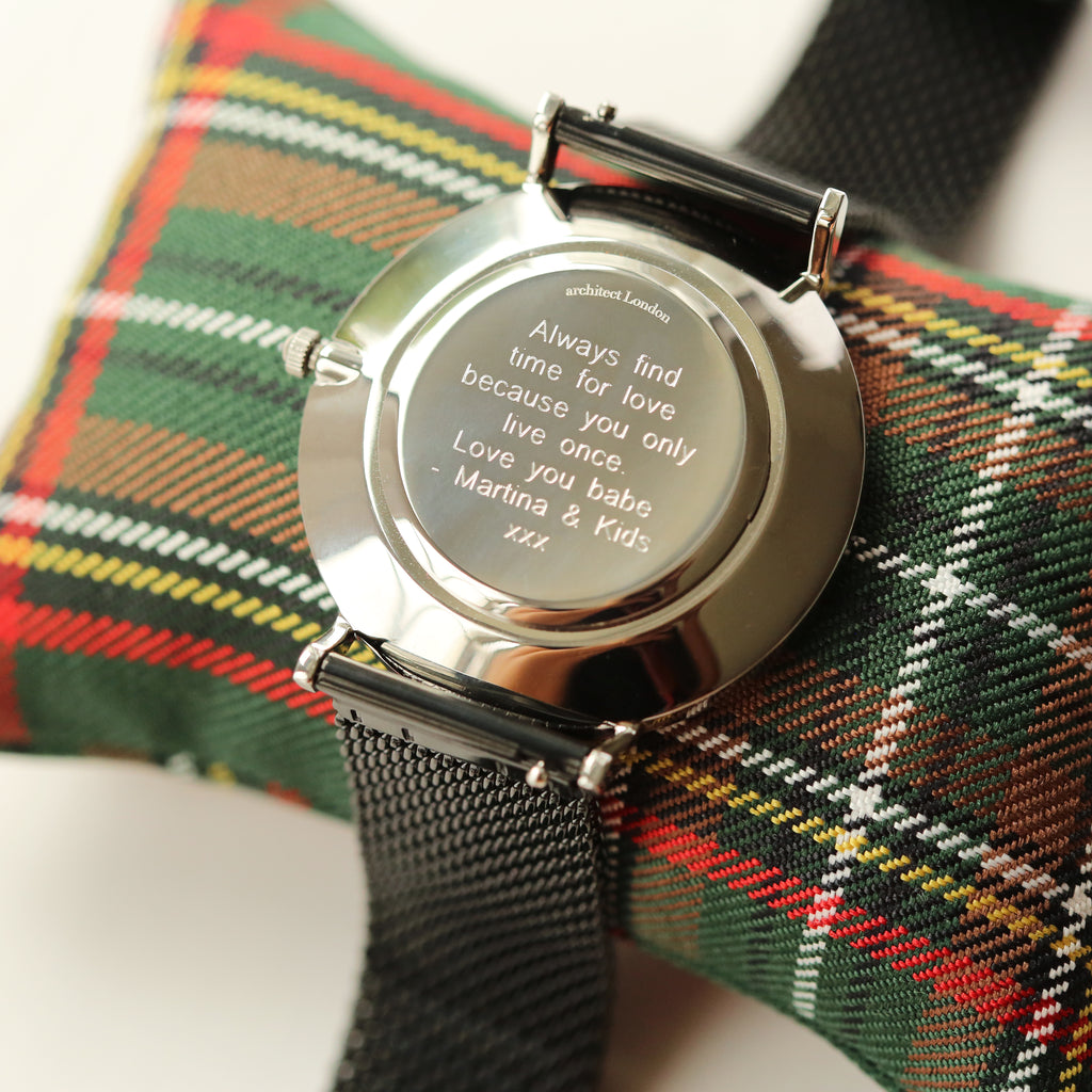 Personalised Men’s Architect Zephyr Watch – Custom Engraving