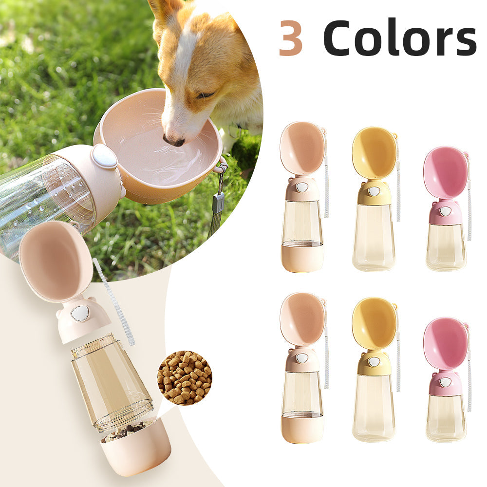 Portable Dog Water Bottle & Travel Bowl