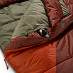 Kelty Cosmic Synthetic 0°F (-18°C) Sleeping Bag - Long - Cherry Mahogany/Cinnamon Stick