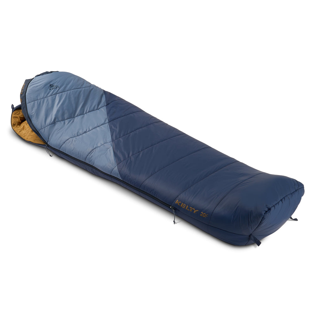 Kelty Cosmic Synthetic 20°F (-7°C) Sleeping Bag - Long - Pageant Blue/Bering Sea