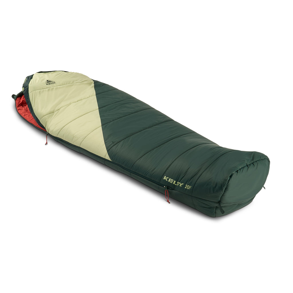 Kelty Women's Cosmic Synthetic 20°F (-7°C) Sleeping Bag - Regular - Green Gables/Laurel Green