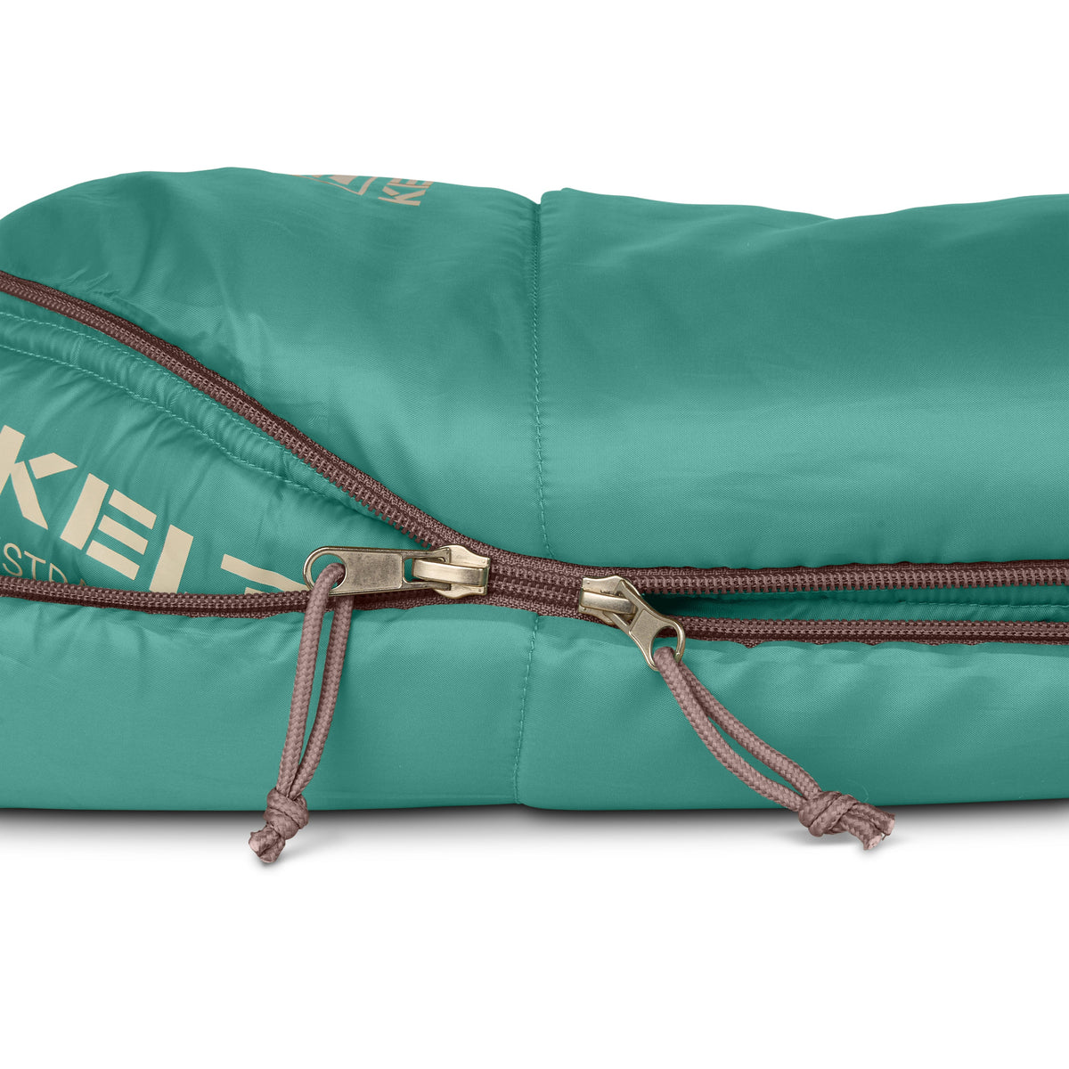 Kelty Kids' Mistral 20°F (-7°C) Synthetic Sleeping Bag - One Size - Malachite/Huckleberry/Antler