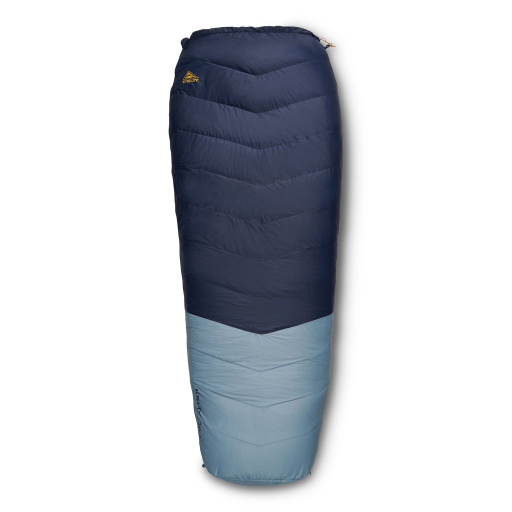 Kelty Supernova 20°F (-7°C) 550-Fill Down Sleeping Bag - Long, Right-Hand Zip - Pageant Blue/Windward Blue/Olive Oil