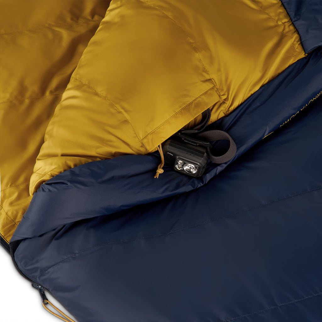 Kelty Supernova 20°F (-7°C) 550-Fill Down Sleeping Bag - Regular, Right-Hand Zip - Pageant Blue/Windward Blue/Olive Oil