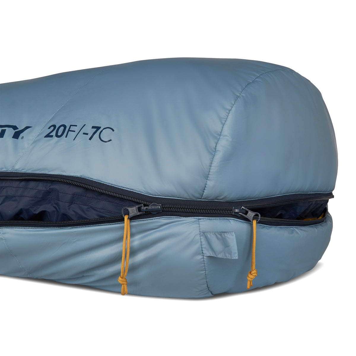 Kelty Supernova 20°F (-7°C) 550-Fill Down Sleeping Bag - Long, Right-Hand Zip - Pageant Blue/Windward Blue/Olive Oil