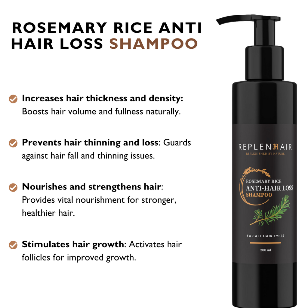 Replenhair Rosemary Rice Shampoo