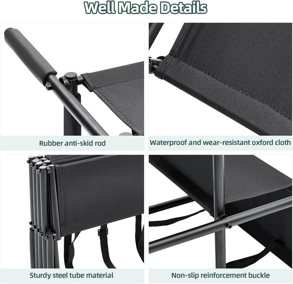The Fellie Foldable Dog Ramp – Adjustable Non-Slip Pet Steps for Cars & Beds – 80kg Capacity