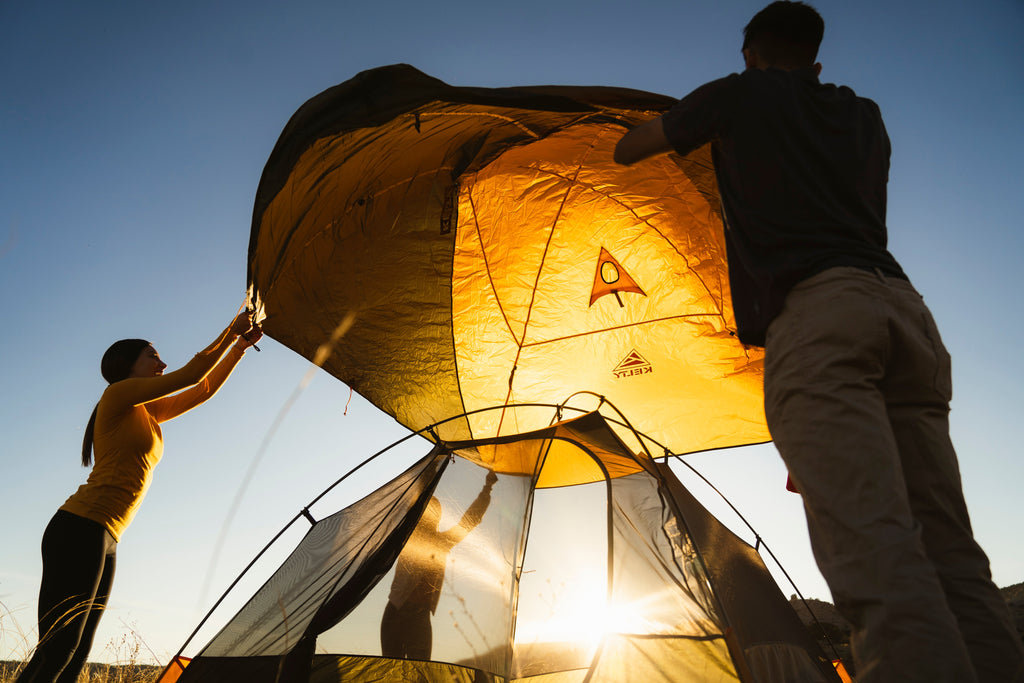 Kelty Grand Mesa 4 Person Tent - Beluga/Golden Oak