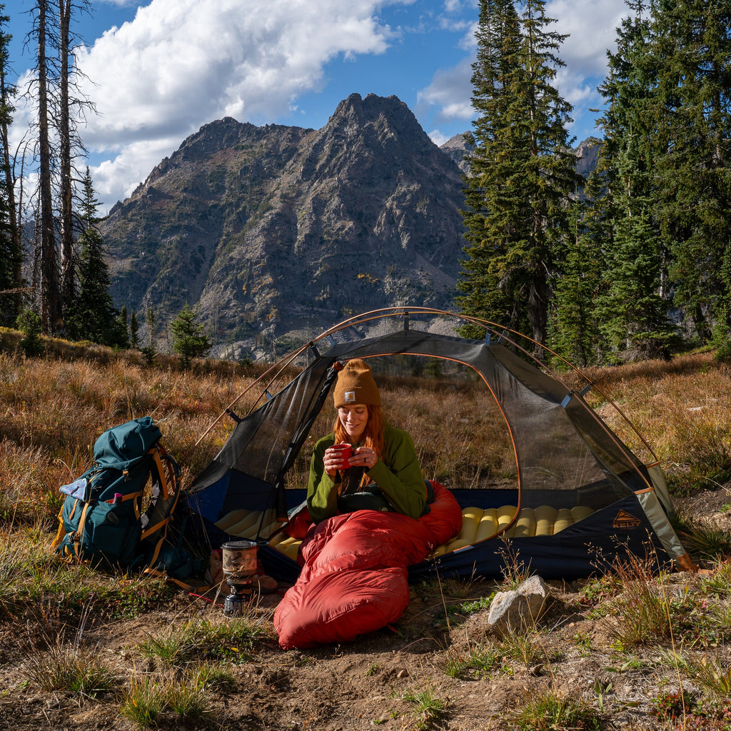 Kelty Late Start 1 Person Tent - Sea Spray/Pageant Blue