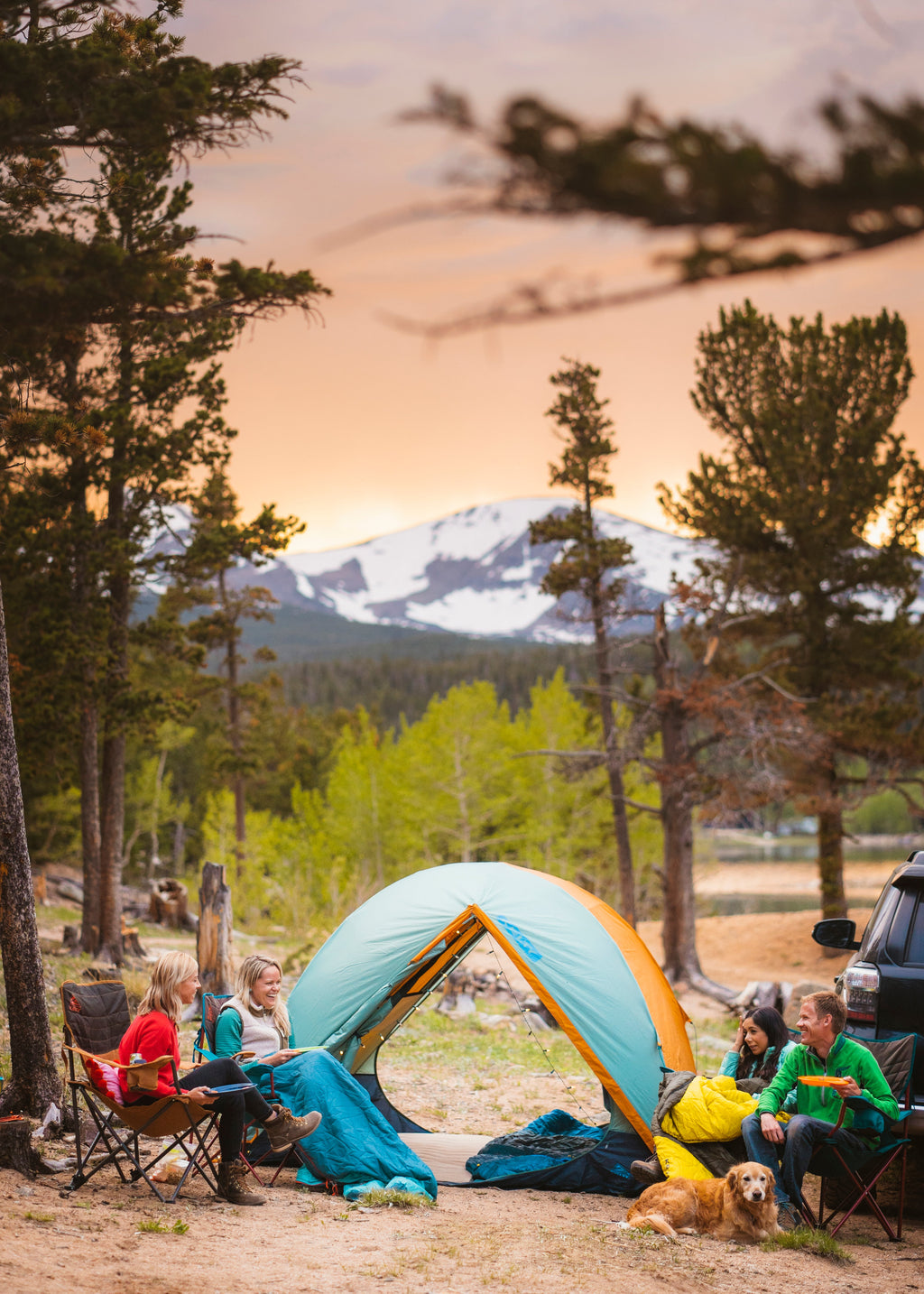 Kelty Wireless 4 Person Tent - Malachite/Golden Oak