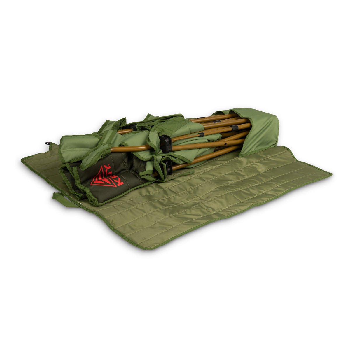 Kelty Low Loveseat Double Camping Chair — Dill / Duffle