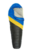 Sierra Designs Nitro 35°F (-3°C) 800-Fill DriDown Sleeping Bag - Regular - Blue/Yellow/Peat