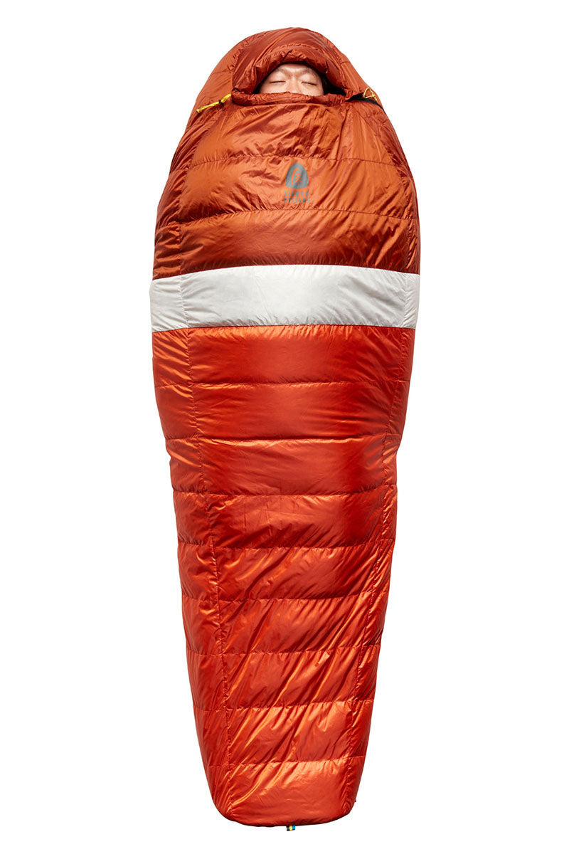 Sierra Designs Get Down 35°F (-3°C) 550-Fill DriDown Sleeping Bag - Regular - Red