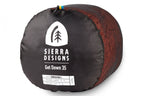 Sierra Designs Get Down 35°F (-3°C) 550-Fill DriDown Sleeping Bag - Regular - Red