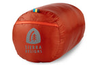 Sierra Designs Get Down 35°F (-3°C) 550-Fill DriDown Sleeping Bag - Regular - Red
