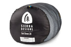 Sierra Designs Women's Get Down 20°F (-7°C) 550-Fill DriDown Sleeping Bag - Regular - Light Blue/Blue