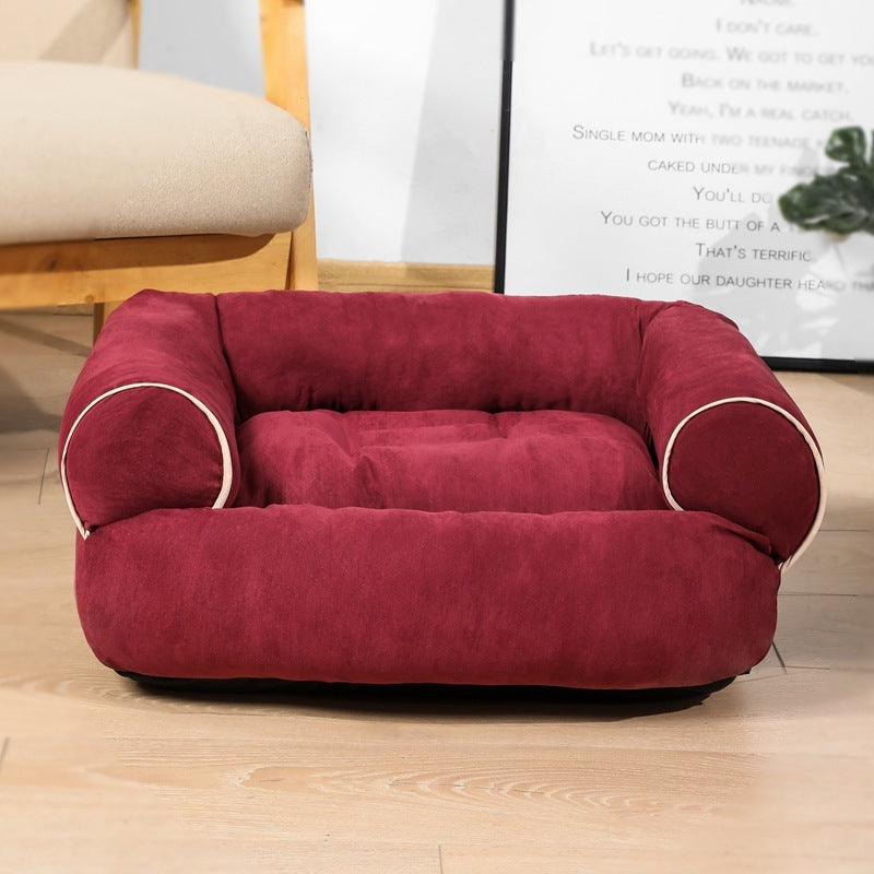 Plush Dog Sofa Bed – 9 Colours, Sizes S–5XL