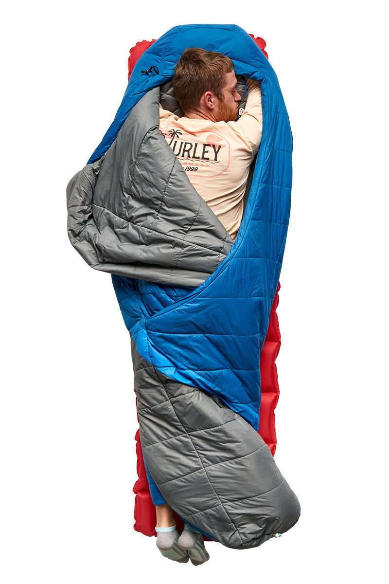 Sierra Designs Night Cap 20°F (-7°C) Synthetic Sleeping Bag - Regular - Moroccan Blue