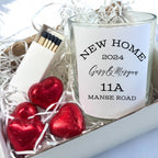 Personalised New Home Candle Gift Set