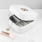 Personalised Animal Print Travel Jewellery Case