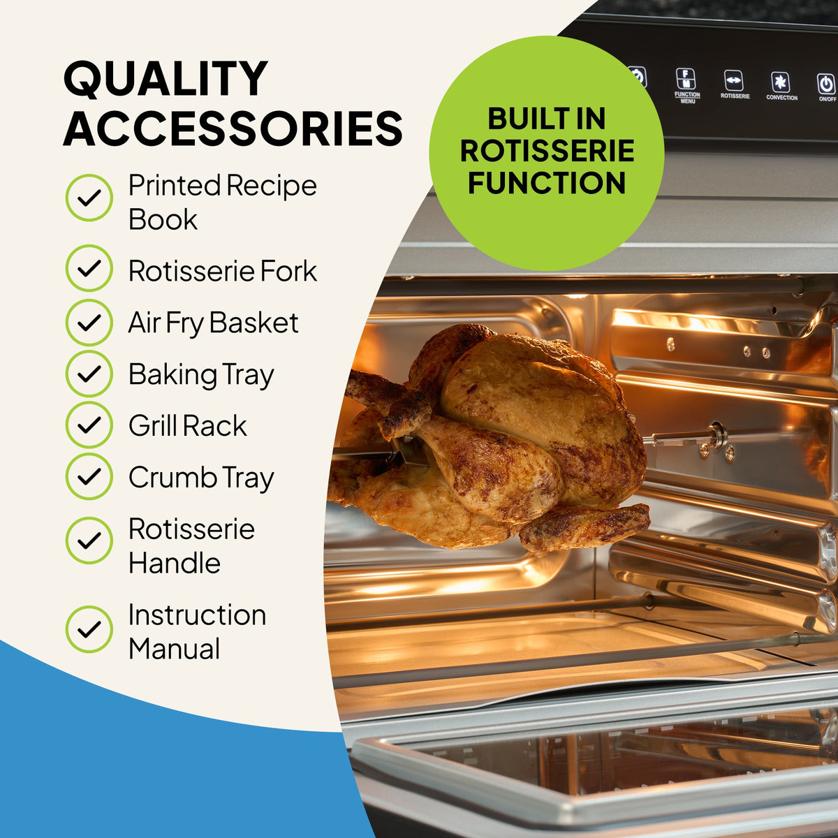 Fridja f77 Super Oven Pro – 30L Digital Air Fryer Oven