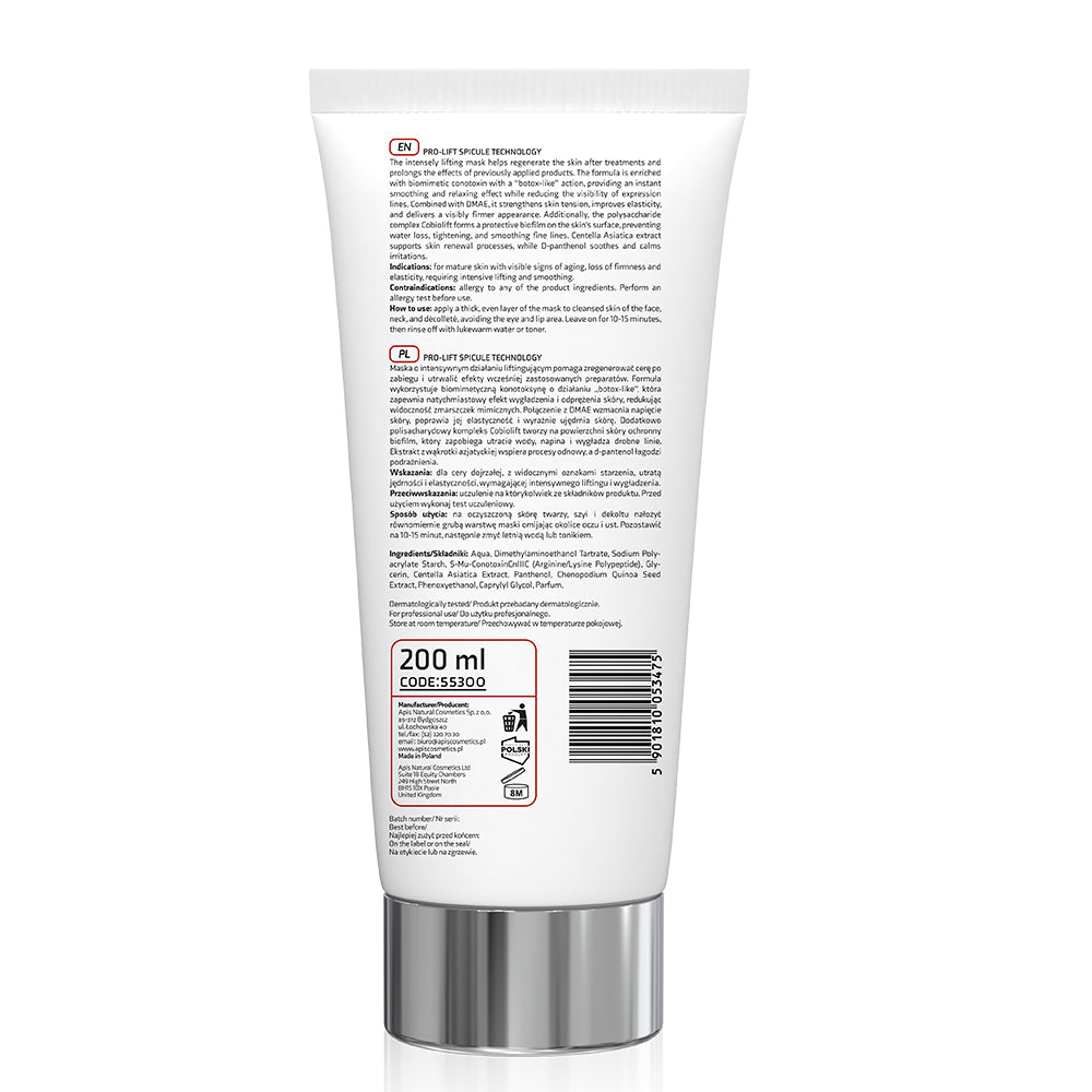 Apis Pro-Lift Spicule Technology Gel Mask with DMAE – 200ml
