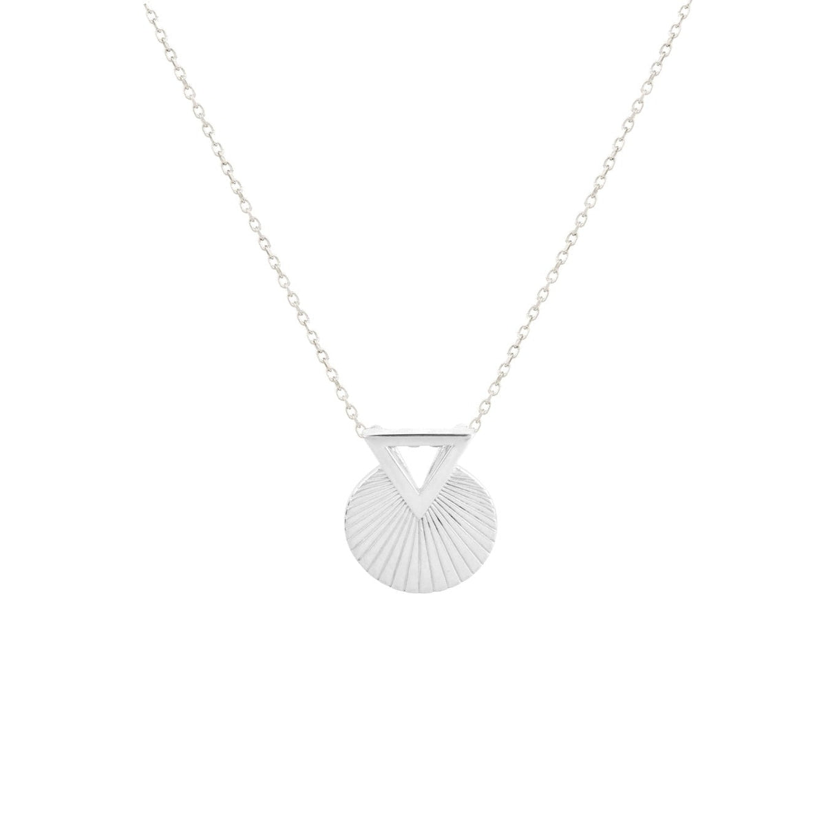 Art Deco Sterling Silver Chain Necklace