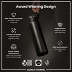 ION8 920ml Insulated Water Bottle – Black