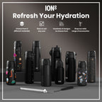 ION8 920ml Insulated Water Bottle – Black