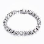 Men's Silver Box Chain Bracelet