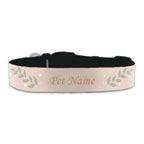 Personalised Botanical Dog Collar