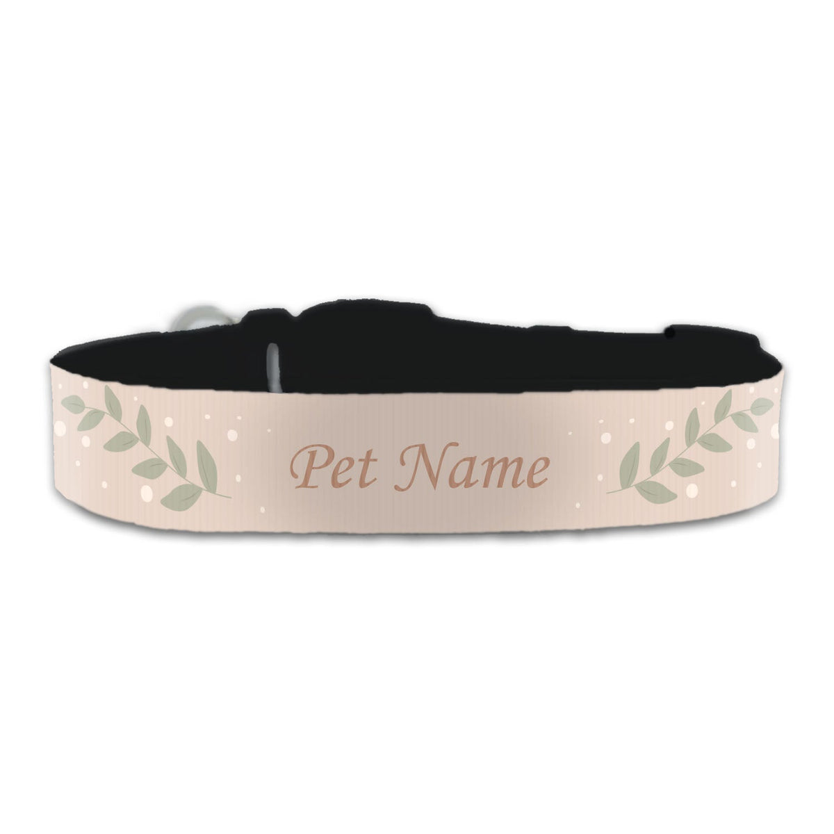 Personalised Botanical Dog Collar