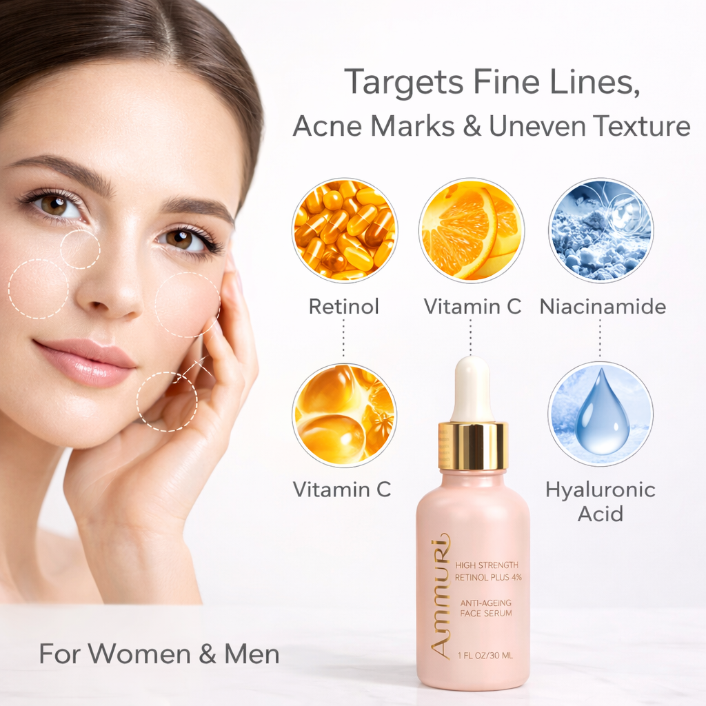 High Strength Retinol 4% Face Serum – 30ml
