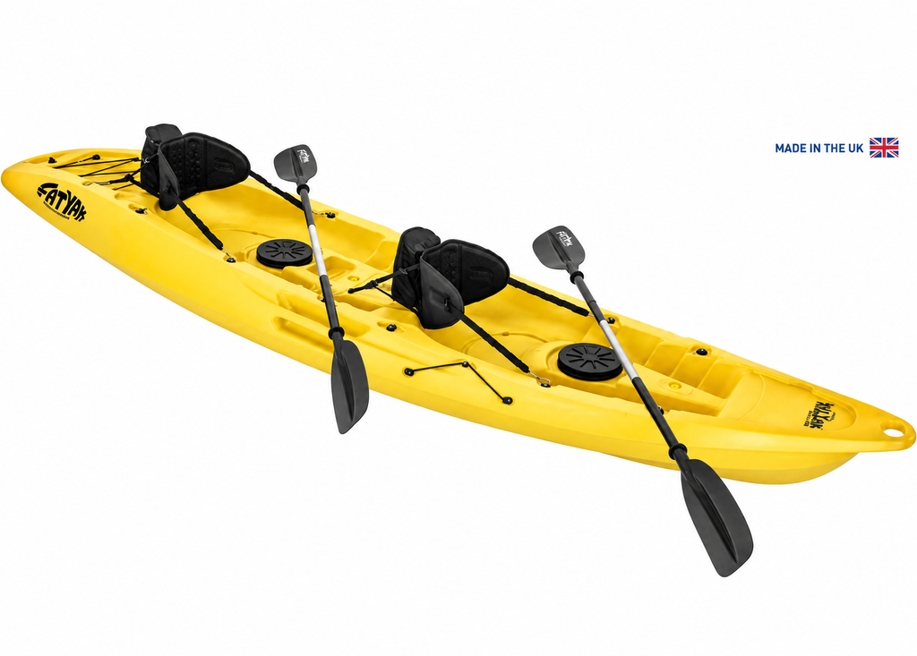 Mahee Tandem Kayak – Yellow Complete Package