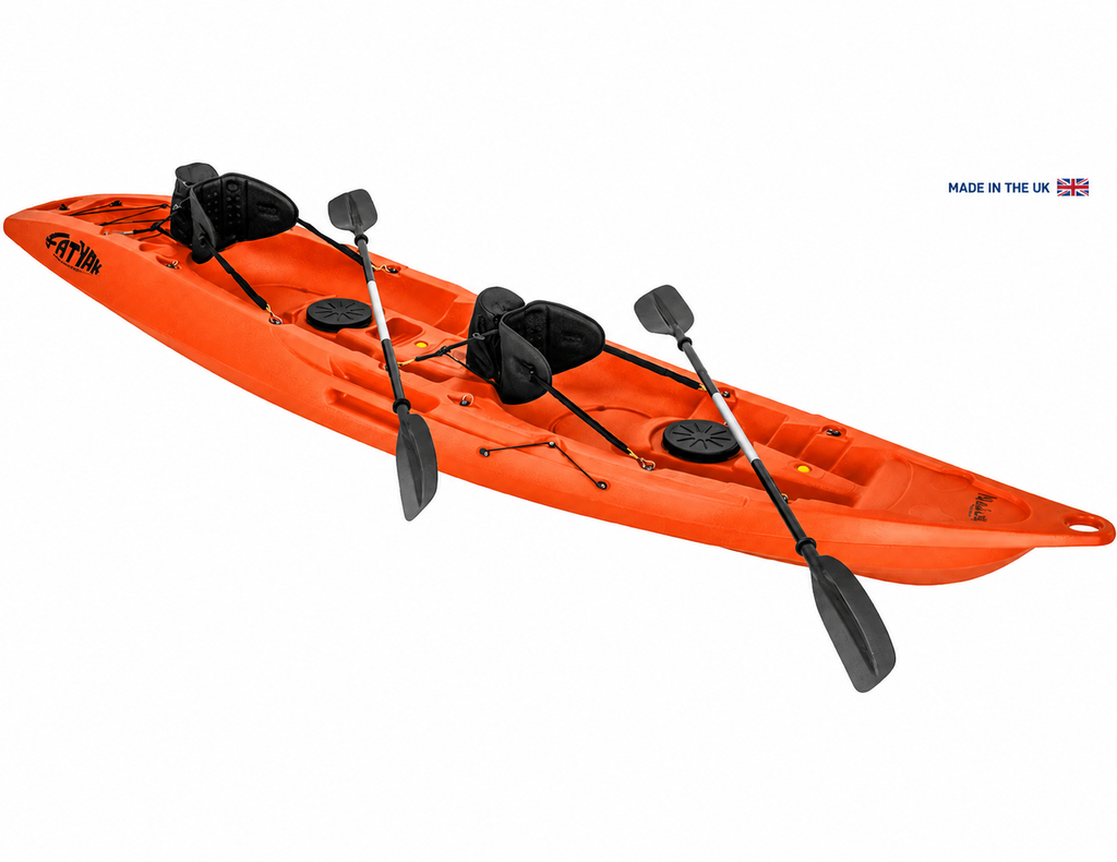 Mahee Tandem Kayak – Orange Complete Package