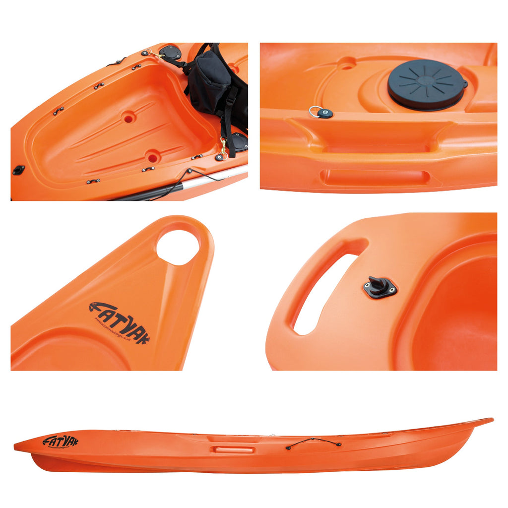 Mahee Tandem Kayak – Orange Complete Package