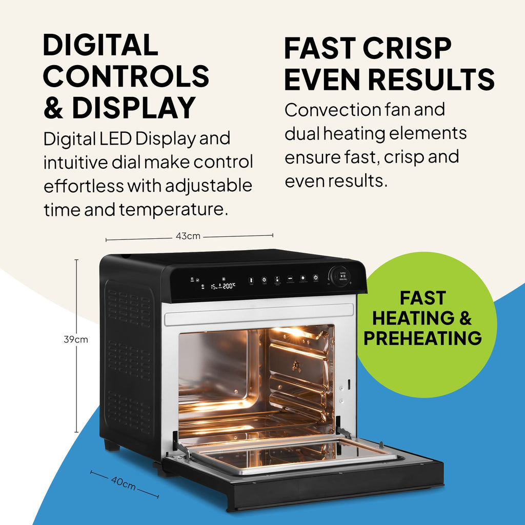 Fridja f77 Super Oven Pro – 30L Digital Air Fryer Oven
