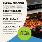 Fridja f77 Super Oven Pro – 30L Digital Air Fryer Oven