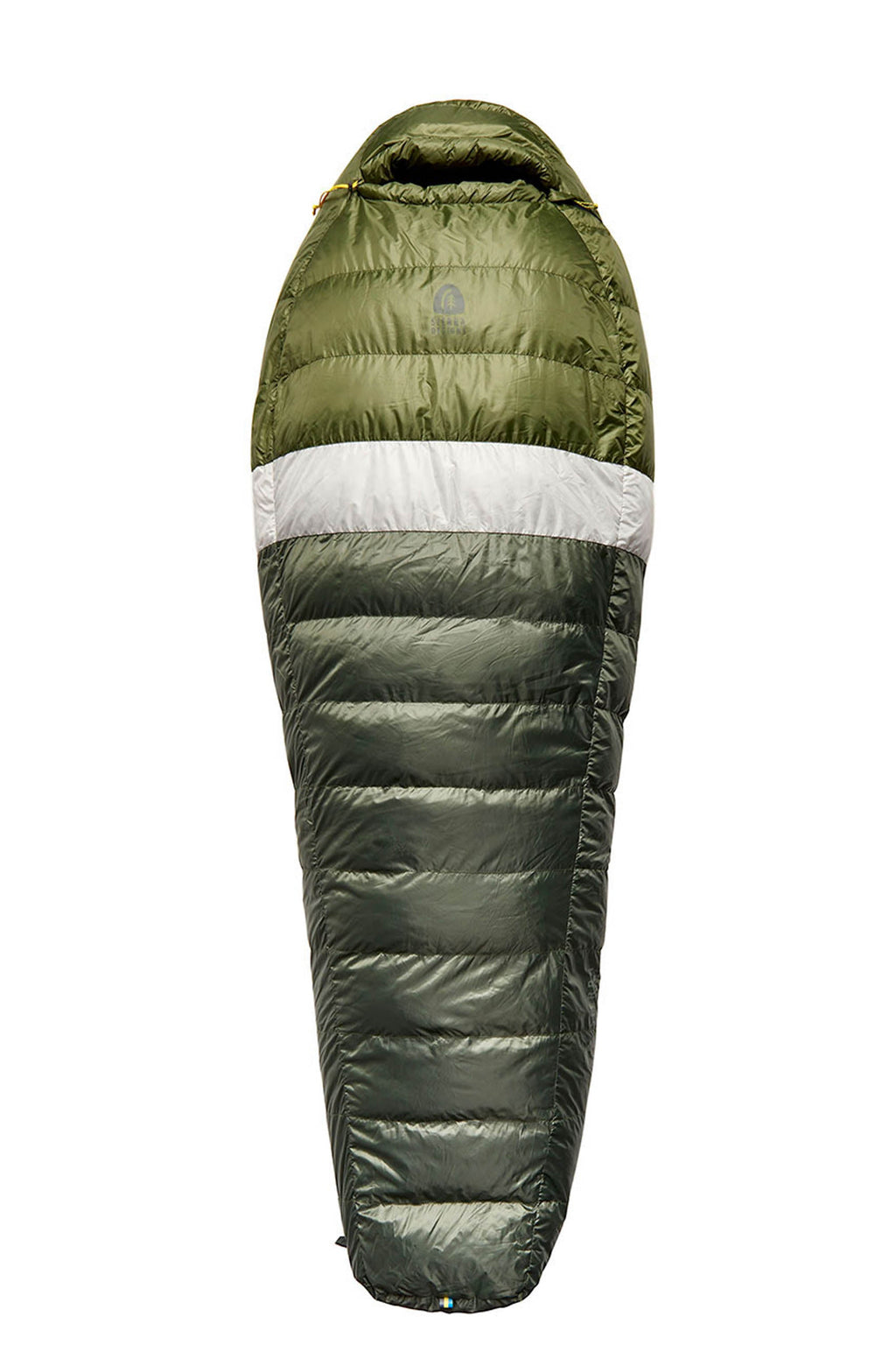 Sierra Designs Get Down 20°F (-7°C) 550-Fill DriDown Sleeping Bag - Regular - Green/White