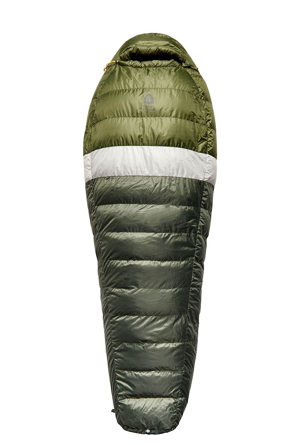 Sierra Designs Get Down 20°F (-7°C) 550-Fill DriDown Sleeping Bag - Regular - Green/White