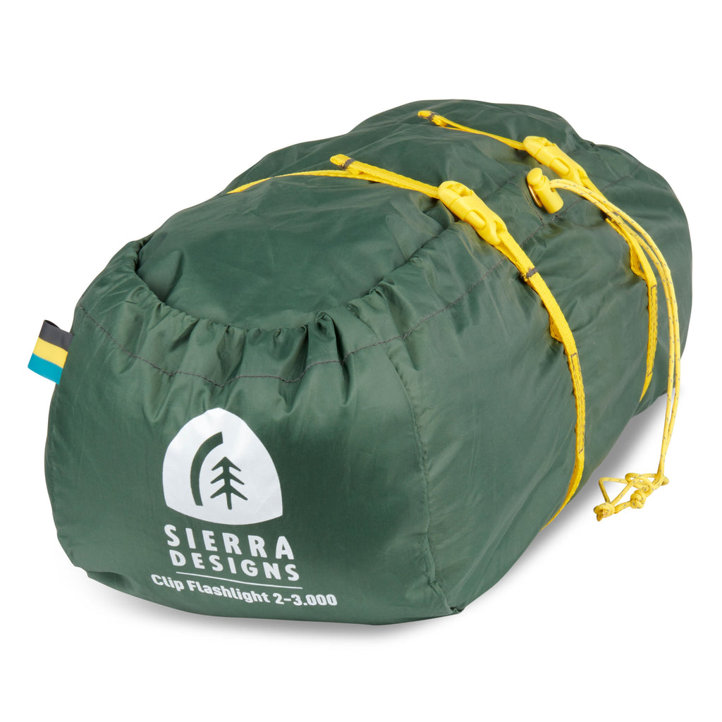 Sierra Designs Clip Flashlight 3,000 2 Person Tent  - Dark Green/Grey
