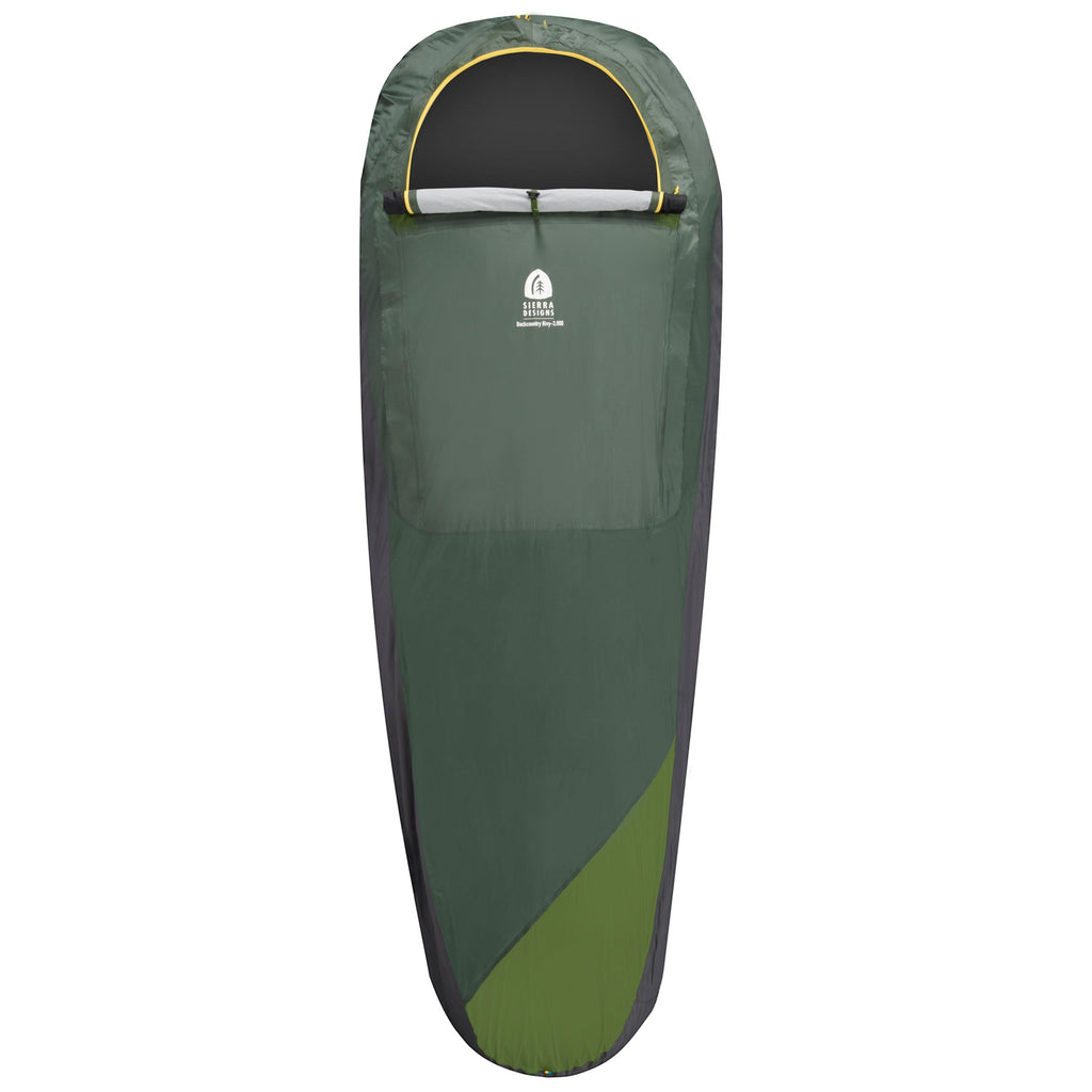 Sierra Designs Backcountry Bivy 3,000 - Long, Green/Dark Green - Min Weight 430gms