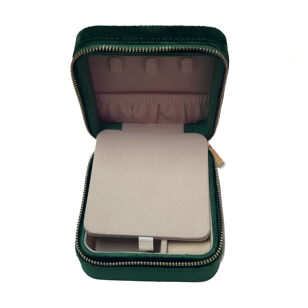 Green Witch Mushroom Travel Jewellery Box